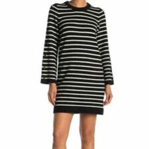 Madewell Button Sleeve Sweater Dress